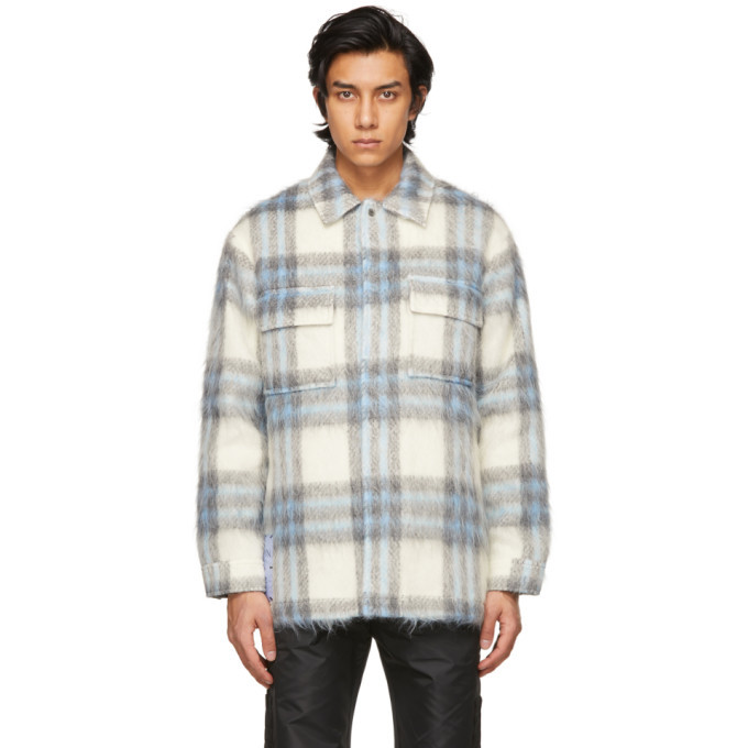 MCQ Blue Check Overshirt Jacket McQ 