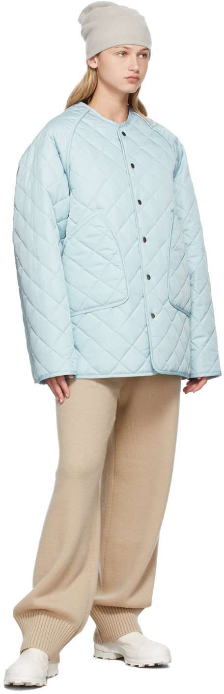 Trunk Project Blue Quilted Jacket