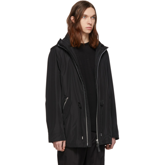 Mackage Black Mack Hooded Rain Jacket Mackage