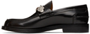 Burberry Black Leather Fred Loafers