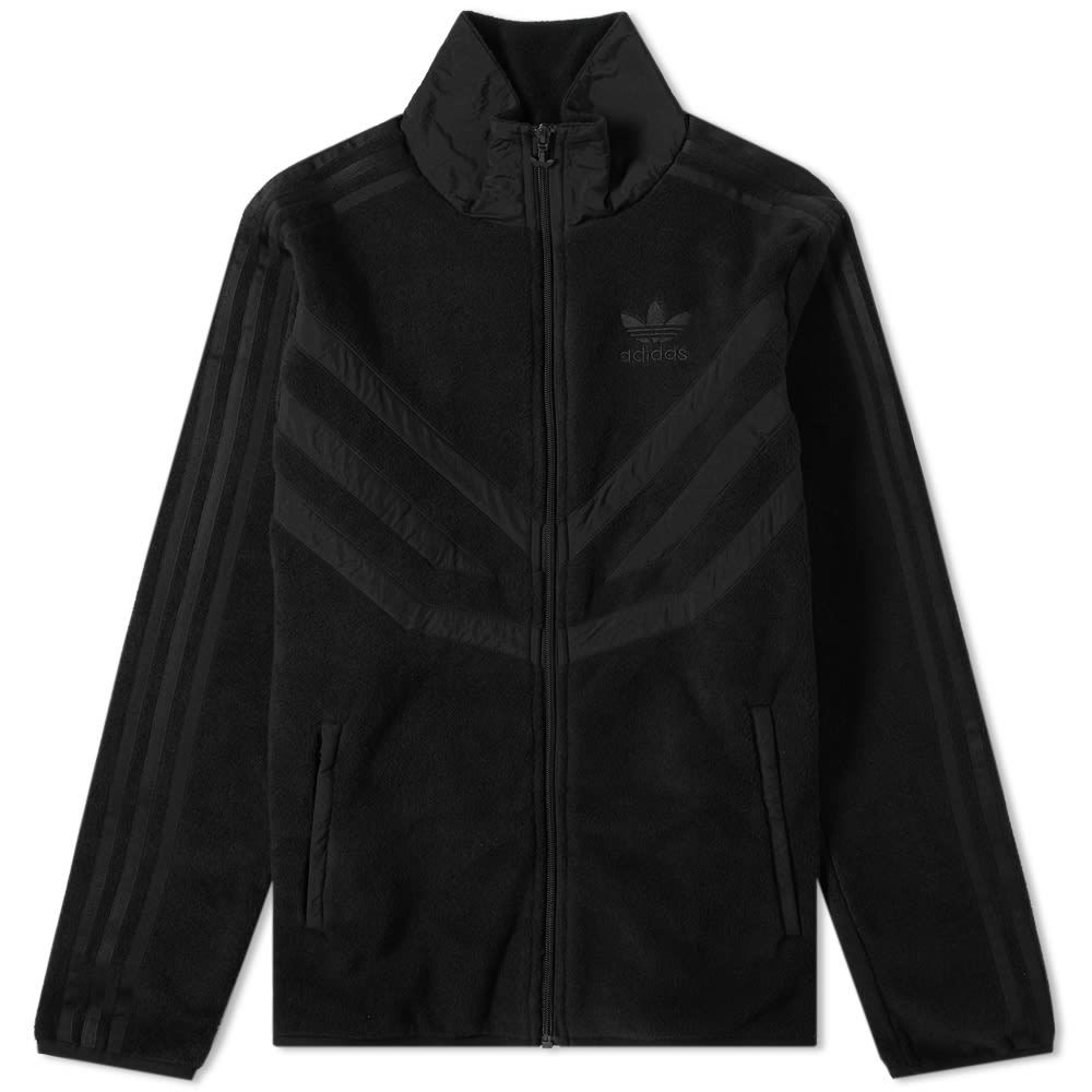 adidas fleece track jacket