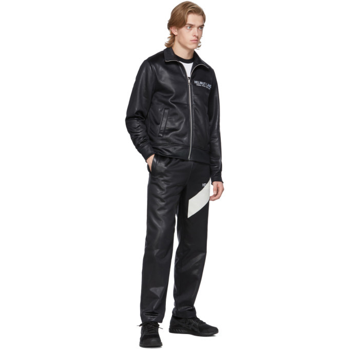 Helmut Lang Black Sash Polsh Track Jacket Helmut Lang