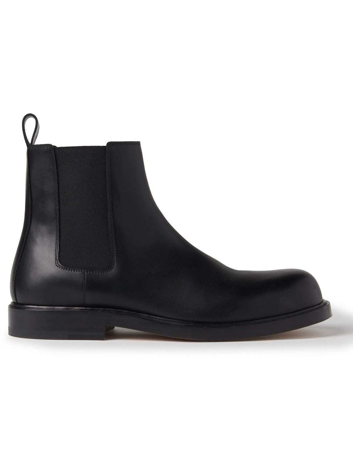 Bottega Veneta Black Calfskin Chelsea Boots