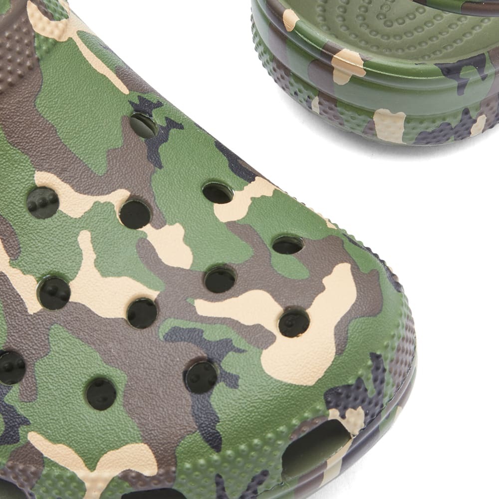 Crocs Classic Printed Camo Clog In Army Green/Multi Crocs