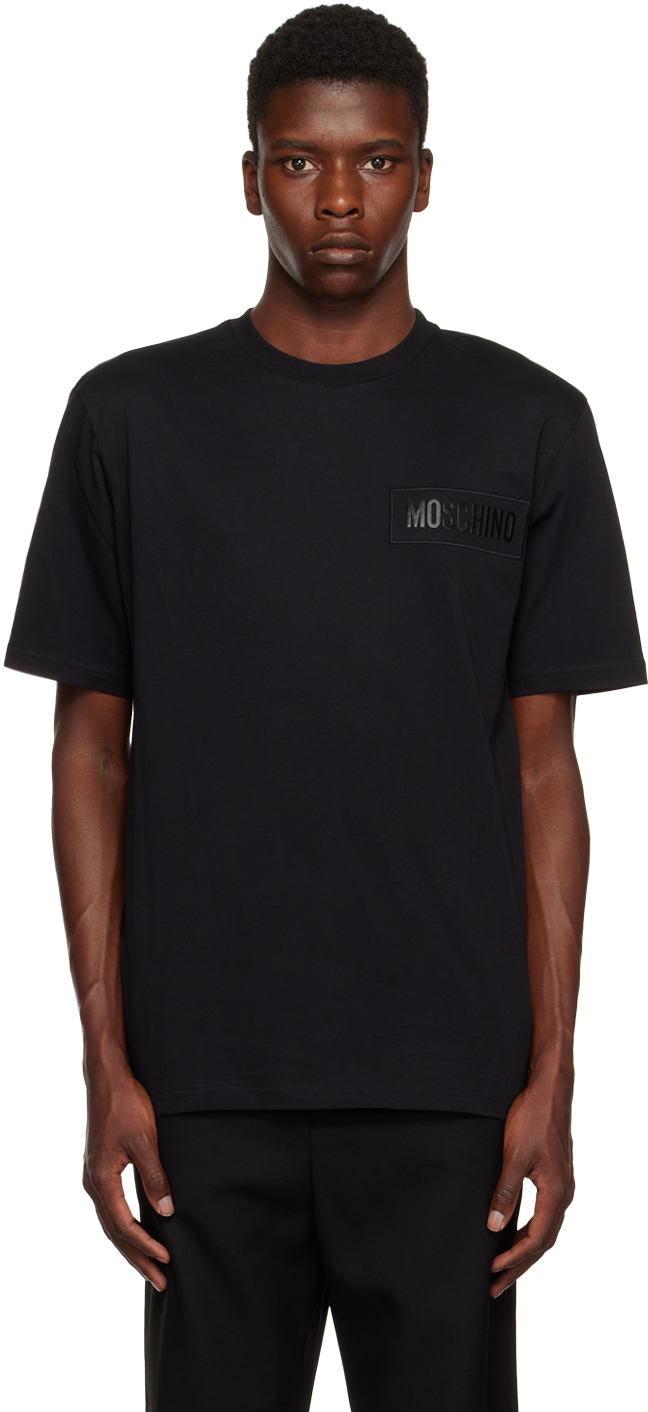 Moschino Black Bonded T-Shirt Moschino