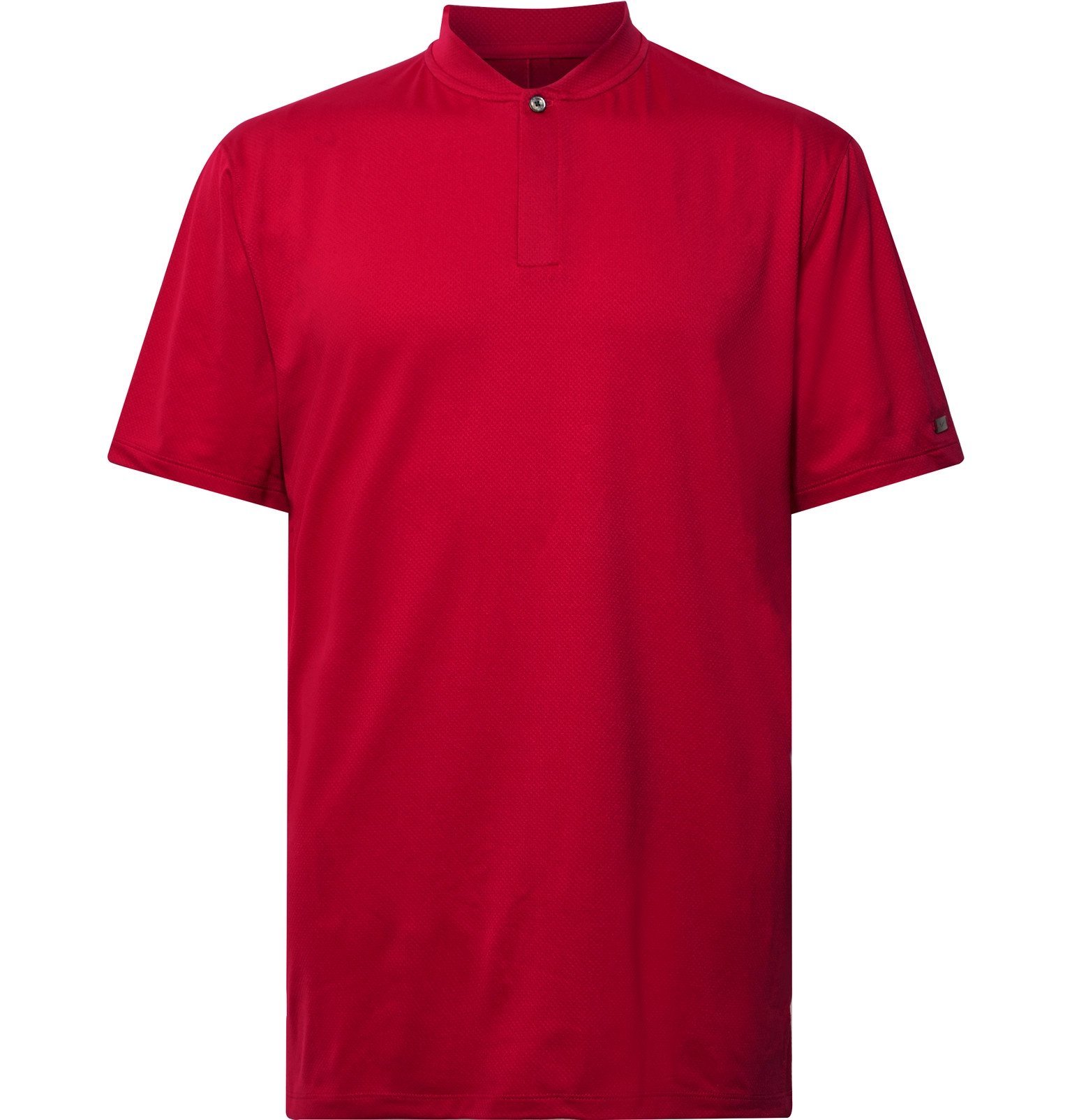 Op de loer liggen vuurwerk vitamine Nike Golf - Tiger Woods Dri-FIT Golf Polo Shirt - Red Nike Golf