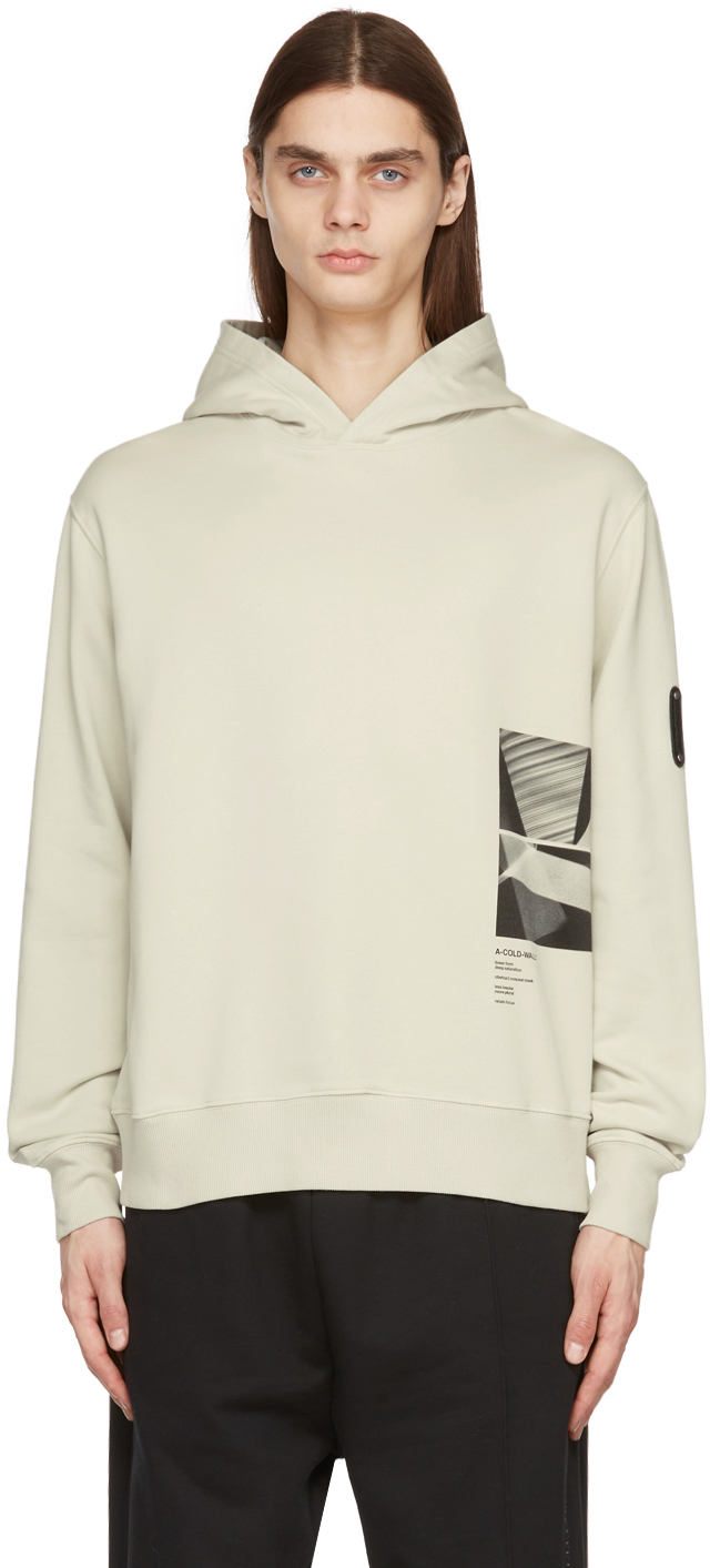 A-COLD-WALL* Beige Essential Logo Hoodie A-Cold-Wall*