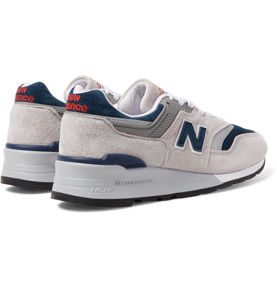 New Balance - 997V1 Suede and Mesh Sneakers - Men - Gray