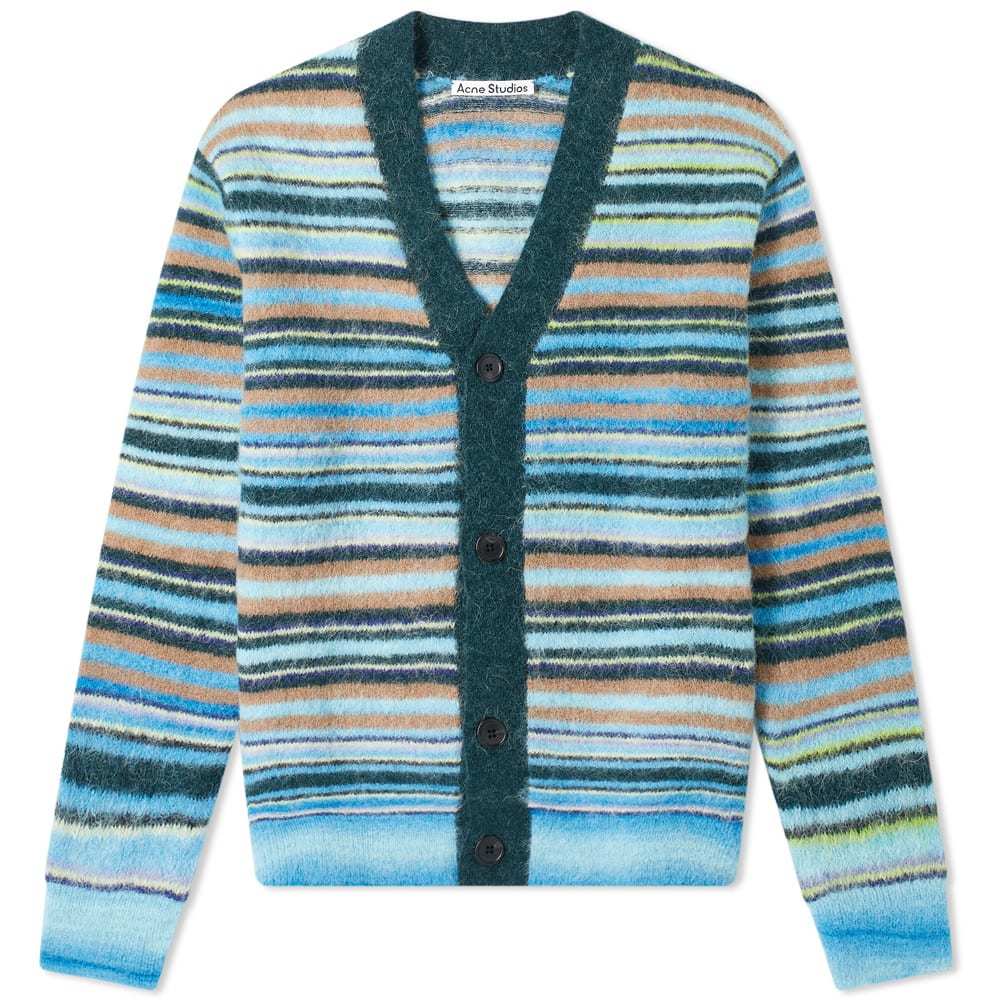 acne studios striped cardigan