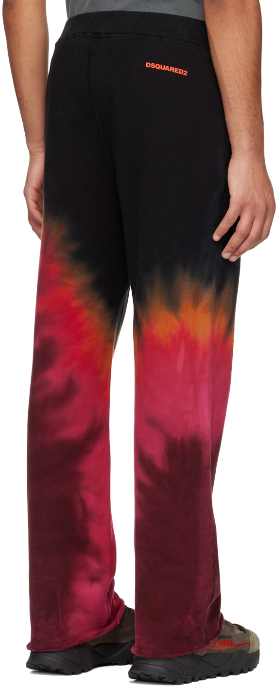 Dsquared2 Black TieDye Lounge Pants Dsquared2