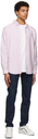 Polo Ralph Lauren White & Pink Oxford Stripe Shirt