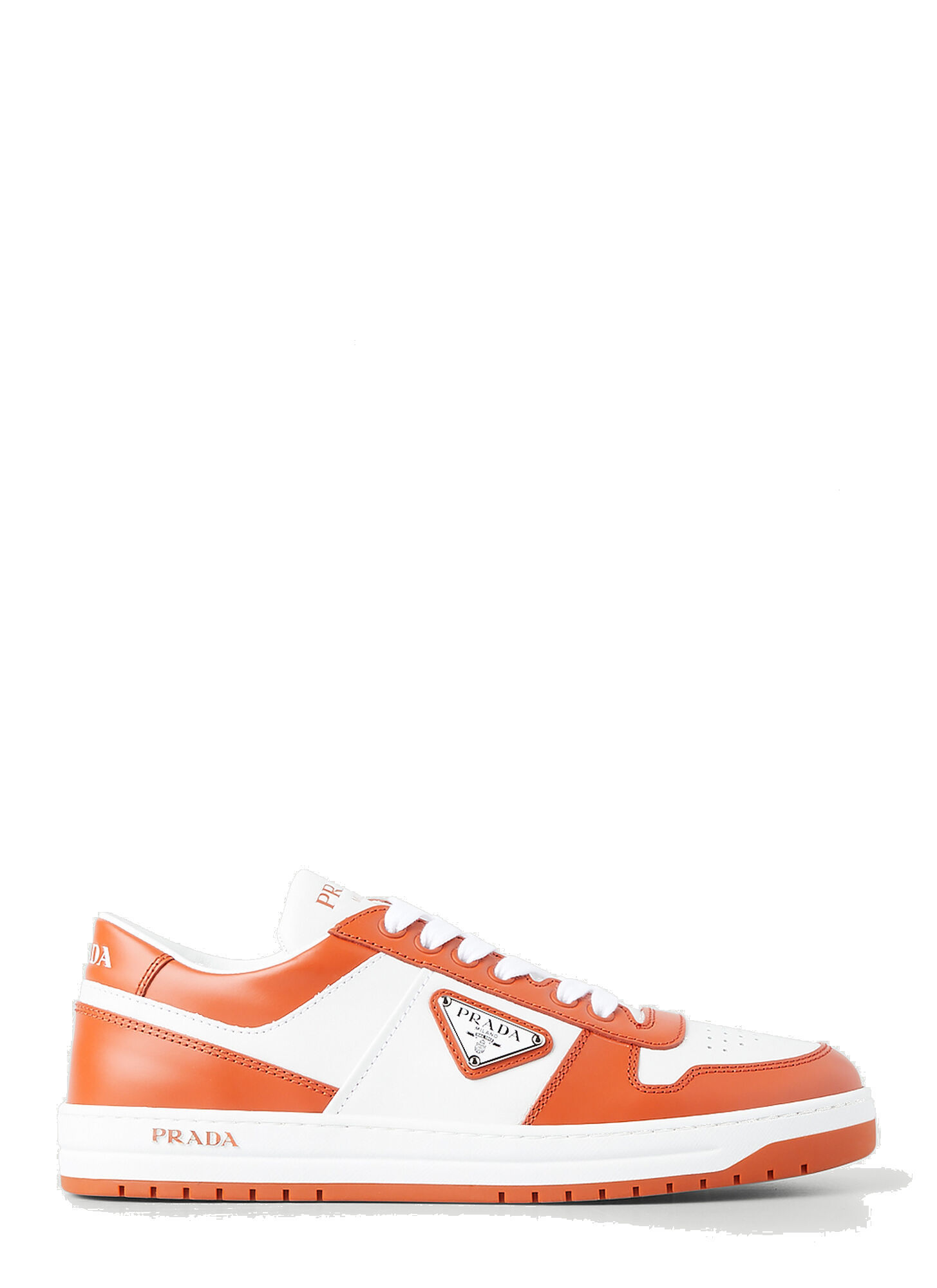 Downtown Sneakers in Orange Prada