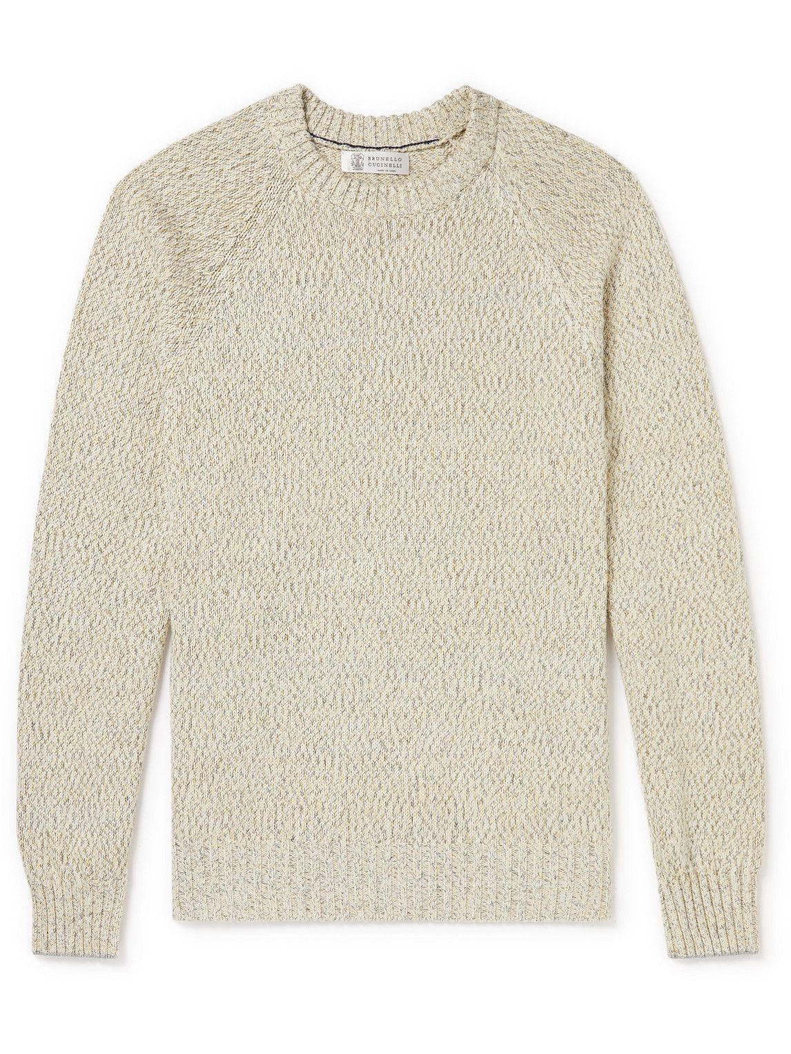 Brunello Cucinelli - Cotton Sweater - Neutrals Brunello Cucinelli