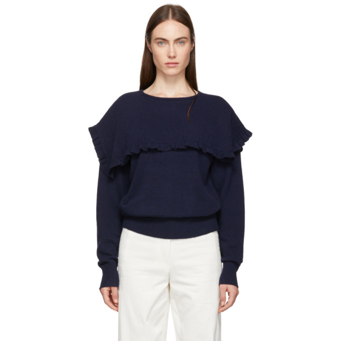 See by Chloe Navy Oversized Feminine 