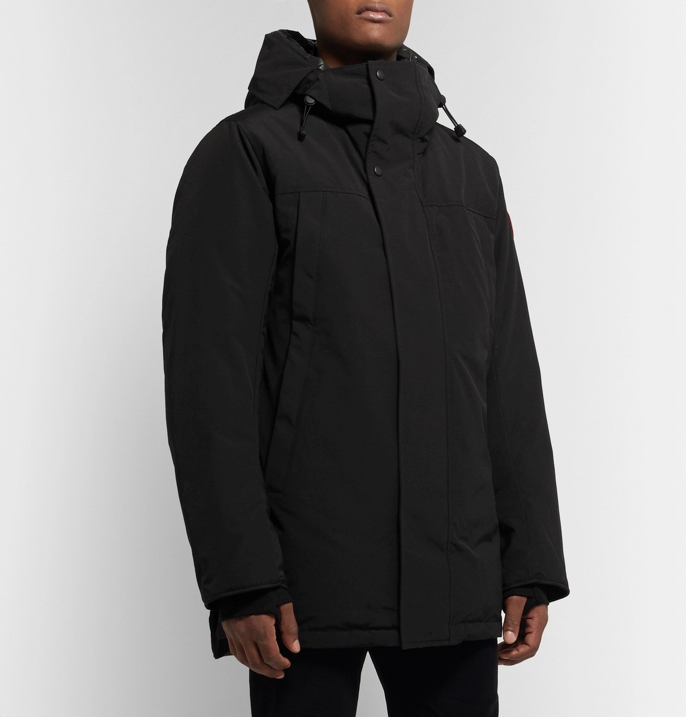 Canada Goose - Sanford Shell Hooded Down Parka - Black Canada Goose