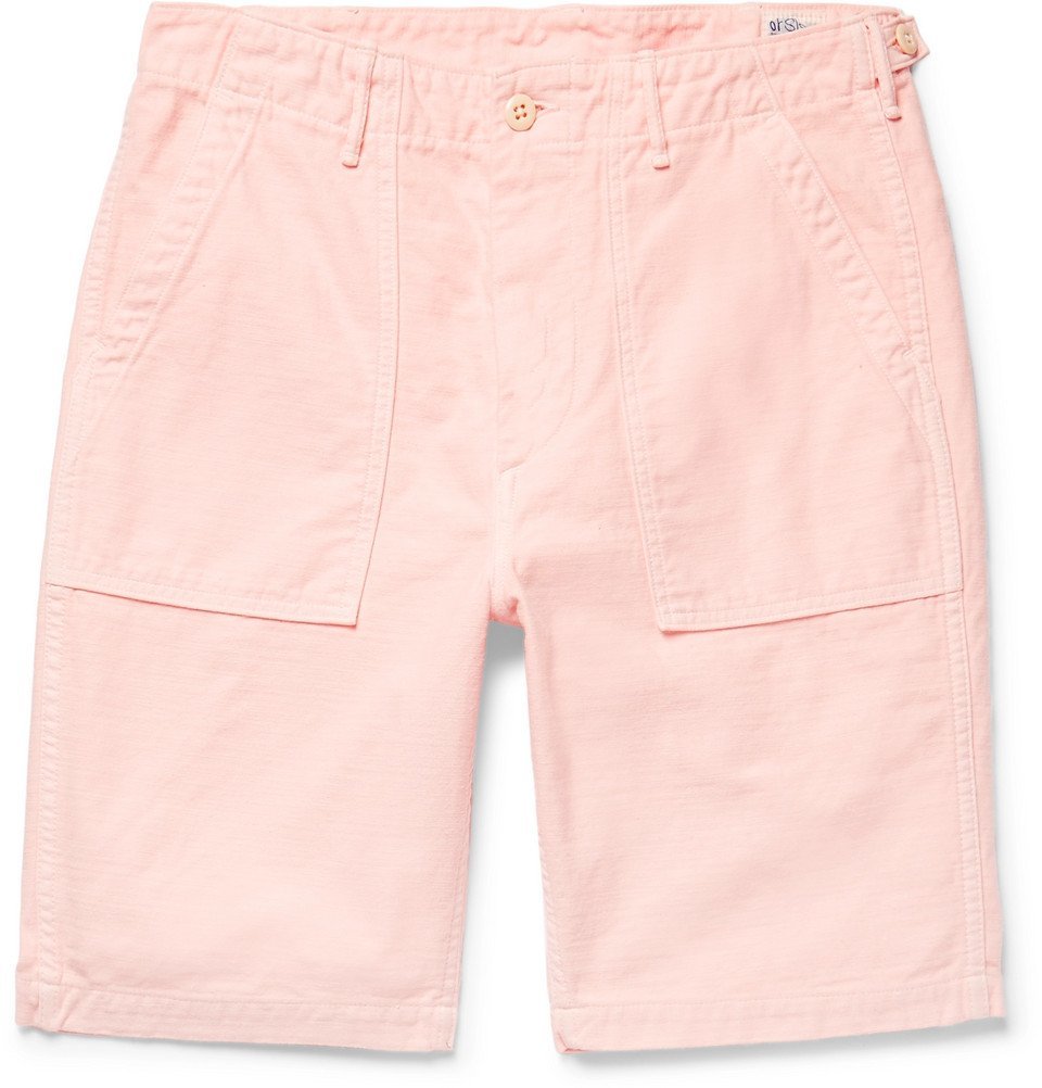 OrSlow - Cotton Shorts - Men - Peach orSlow