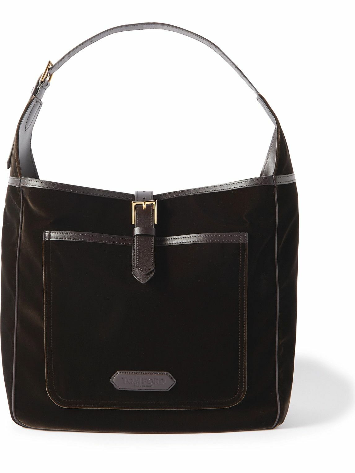 TOM FORD LeatherTrimmed Velvet Tote Bag TOM FORD