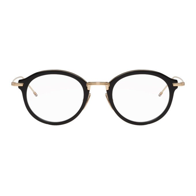 Thom Browne Black and Gold TBX908 Glasses Thom Browne