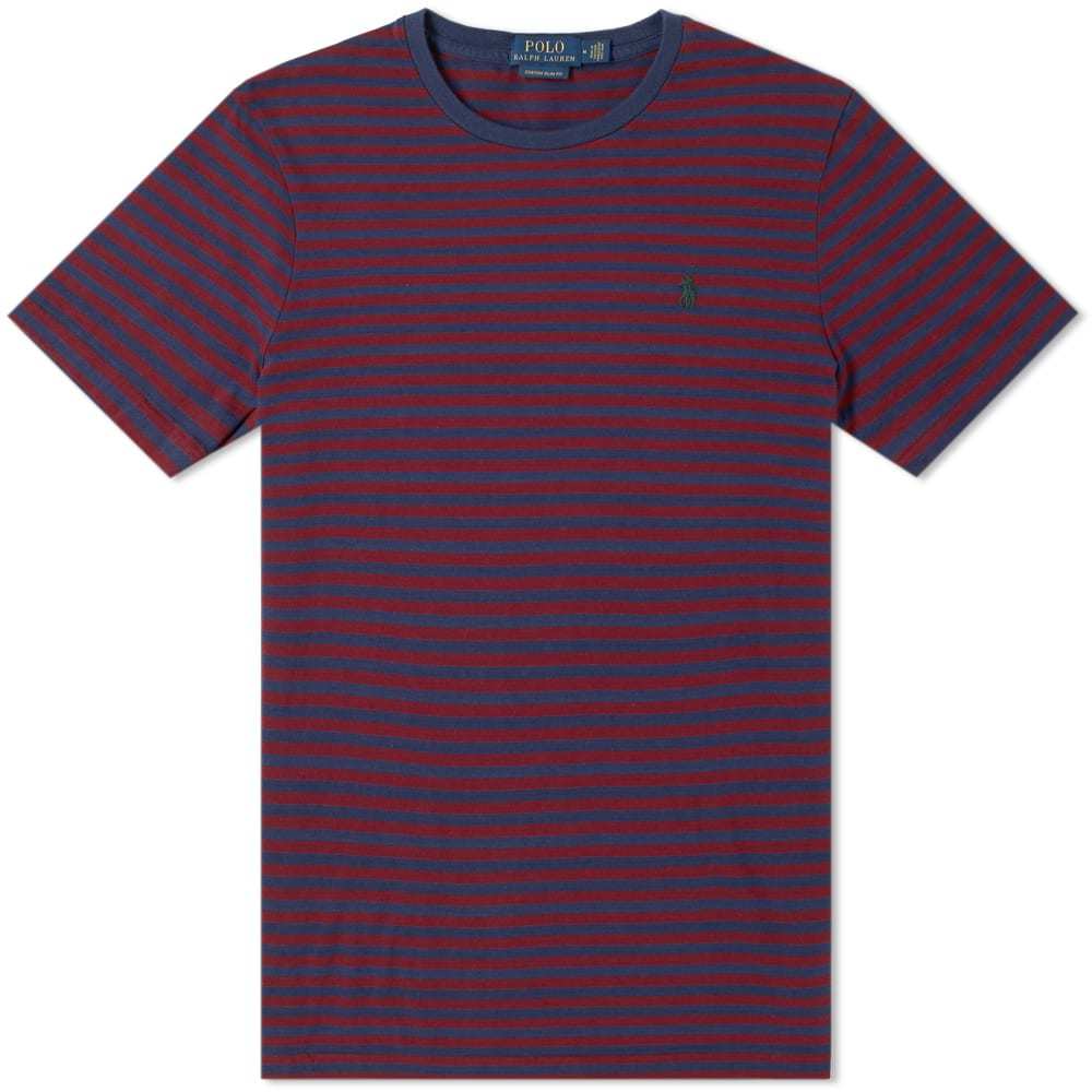 Polo Ralph Lauren Classic Crew Neck Stripe Tee Polo Ralph Lauren