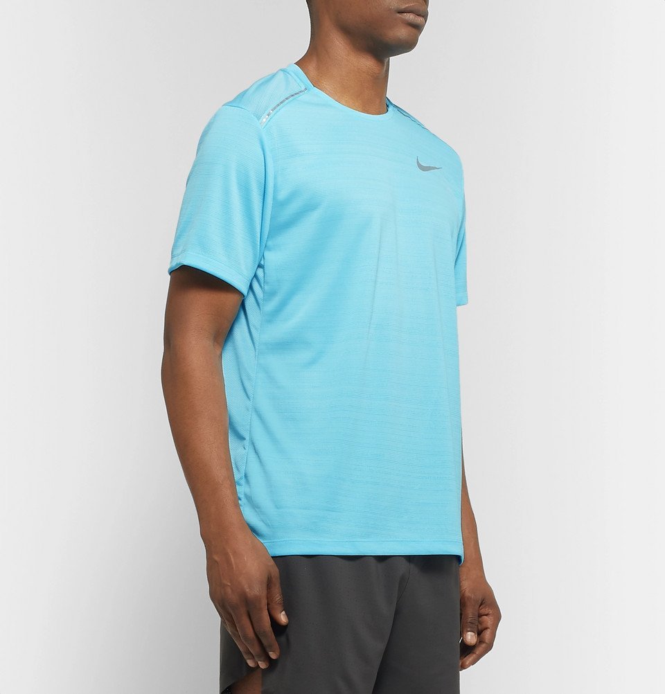 Nike Running Miler Breathe DriFIT TShirt Light blue Nike Running