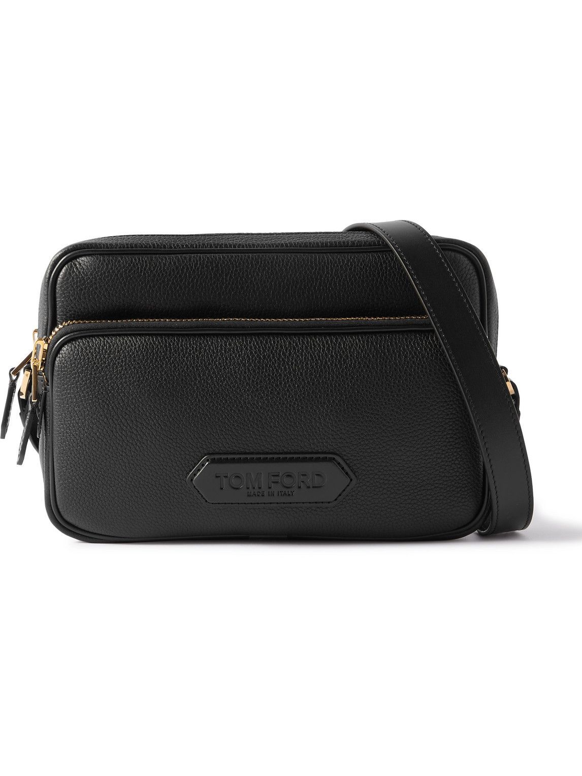 TOM FORD - Full-Grain Leather Messenger Bag TOM FORD