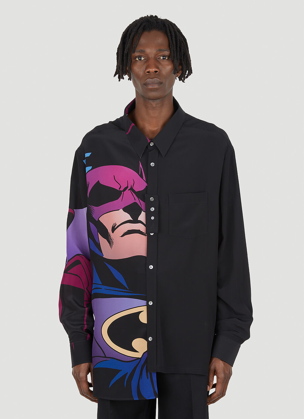 Batman Graphic Print Shirt in Black Lanvin