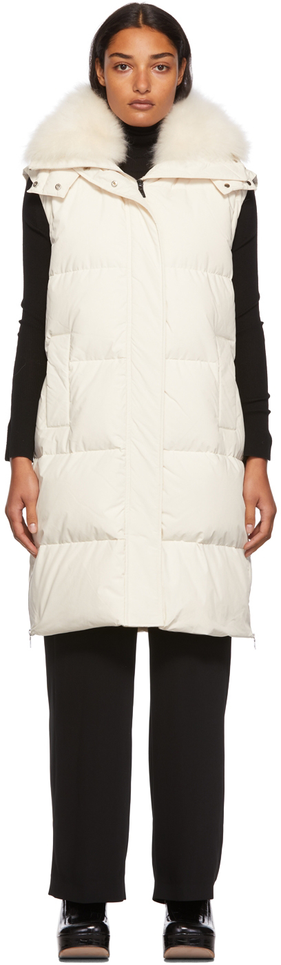 off white puffer vest