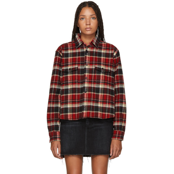 saint laurent plaid