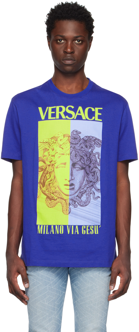 Photo: Versace Blue Medusa T-Shirt
