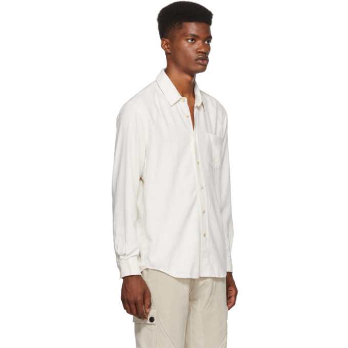 Our Legacy White Silk Classic Shirt Our Legacy