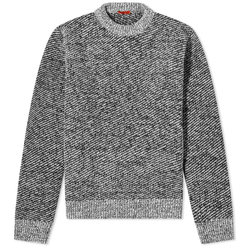 Barena Men's Crew Knit in Black Barena