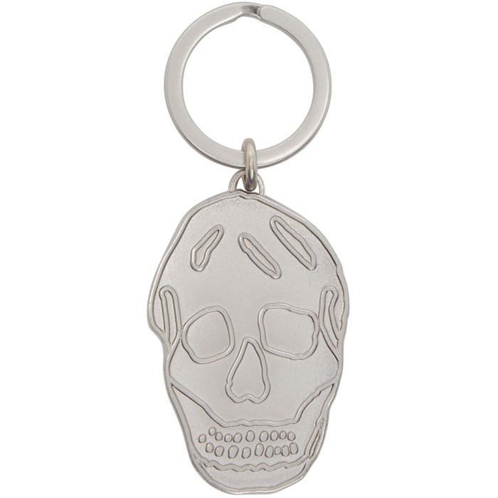 Alexander McQueen Silver Skull Keychain Alexander McQueen