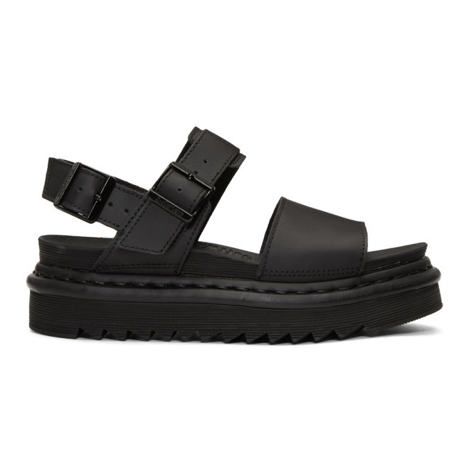 dr martens voss black sandals