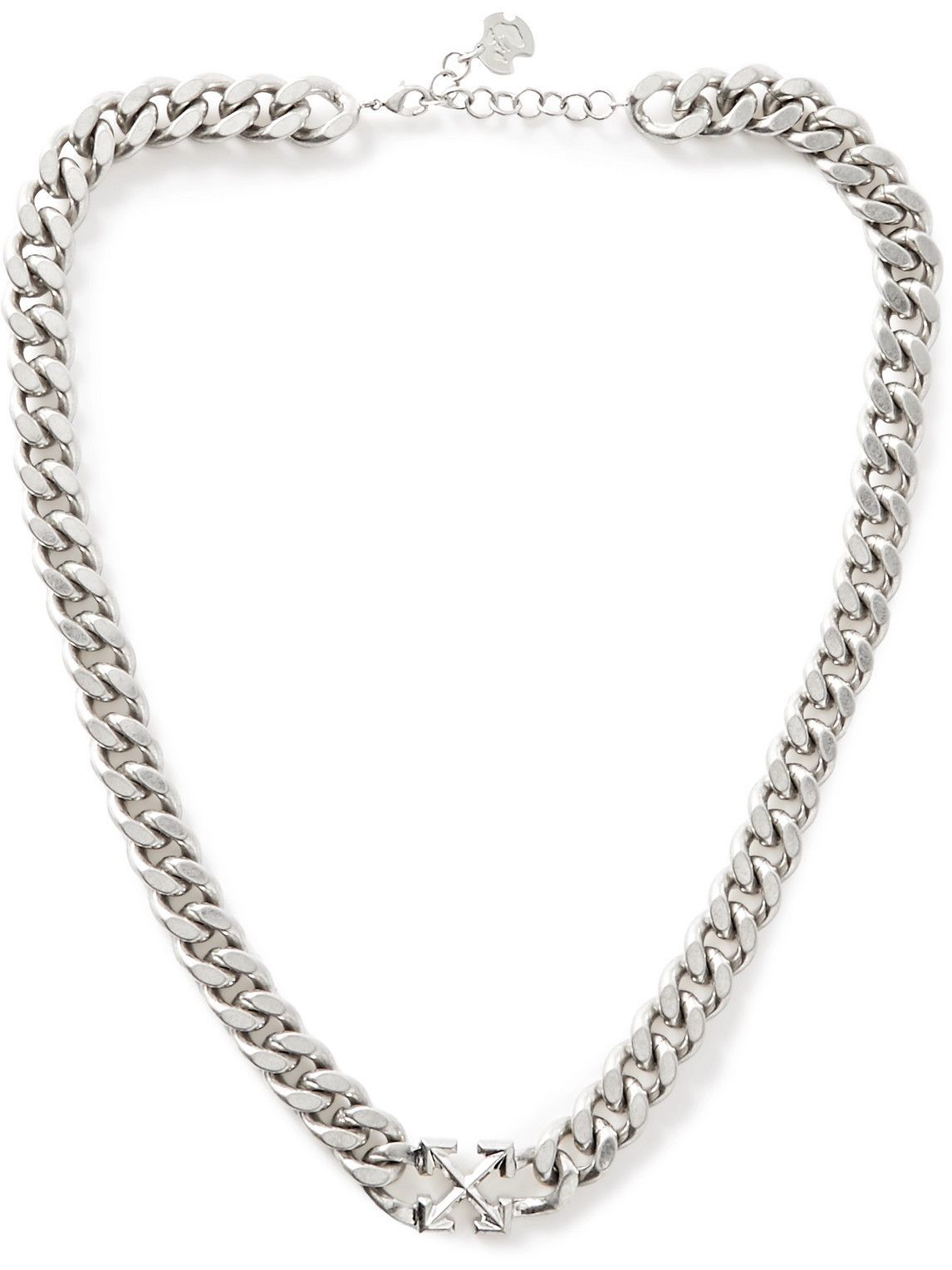 OffWhite SilverTone Chain Necklace OffWhite