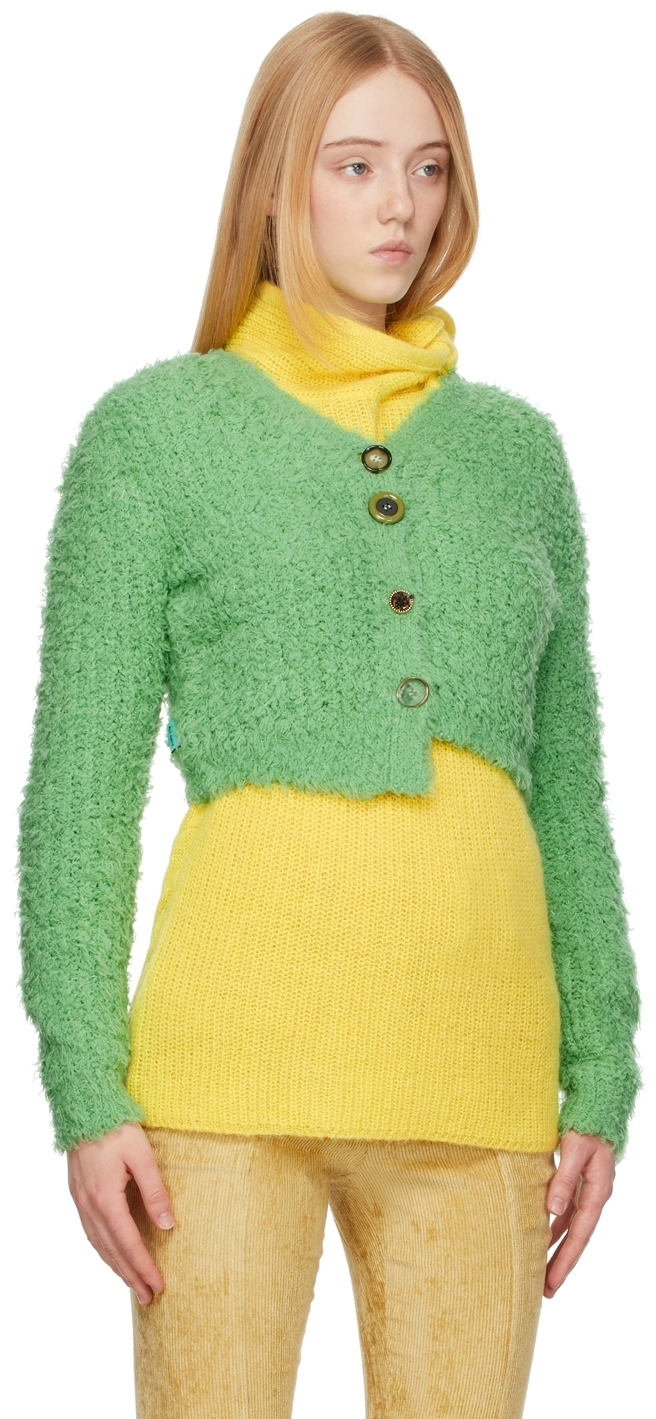 Andersson Bell Green Wool Zelda Cardigan Andersson Bell