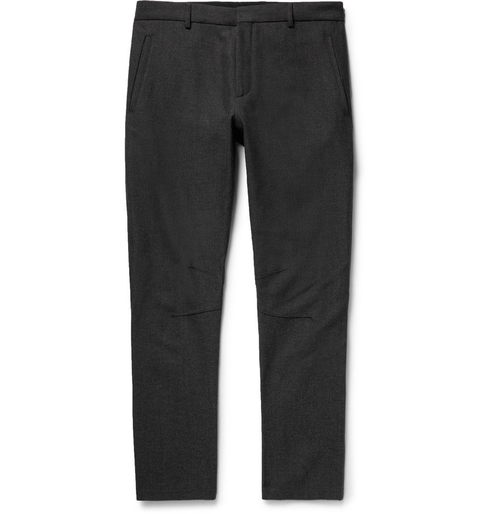 mens charcoal skinny trousers