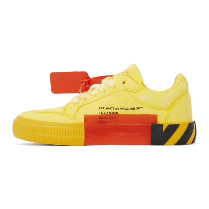 off white shoes red blue yellow black