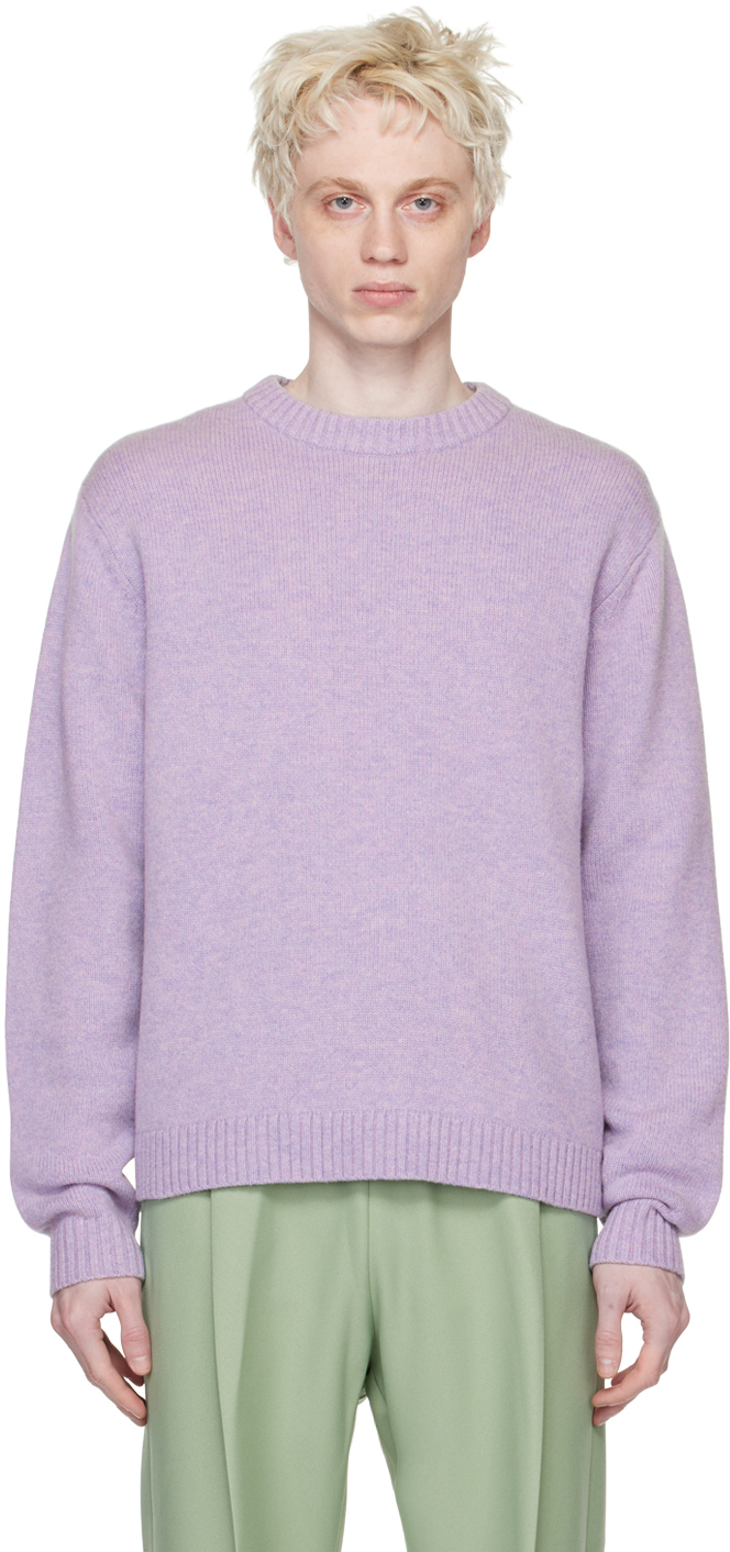 Stockholm (Surfboard) Club Purple Jacquard Sweater Stockholm Surfboard Club