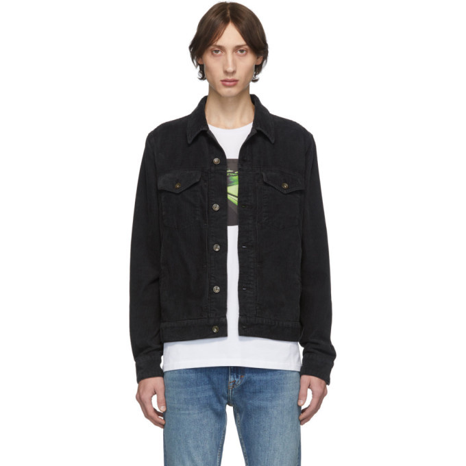 rag and bone Black Corduroy Definitive Jacket Rag and Bone