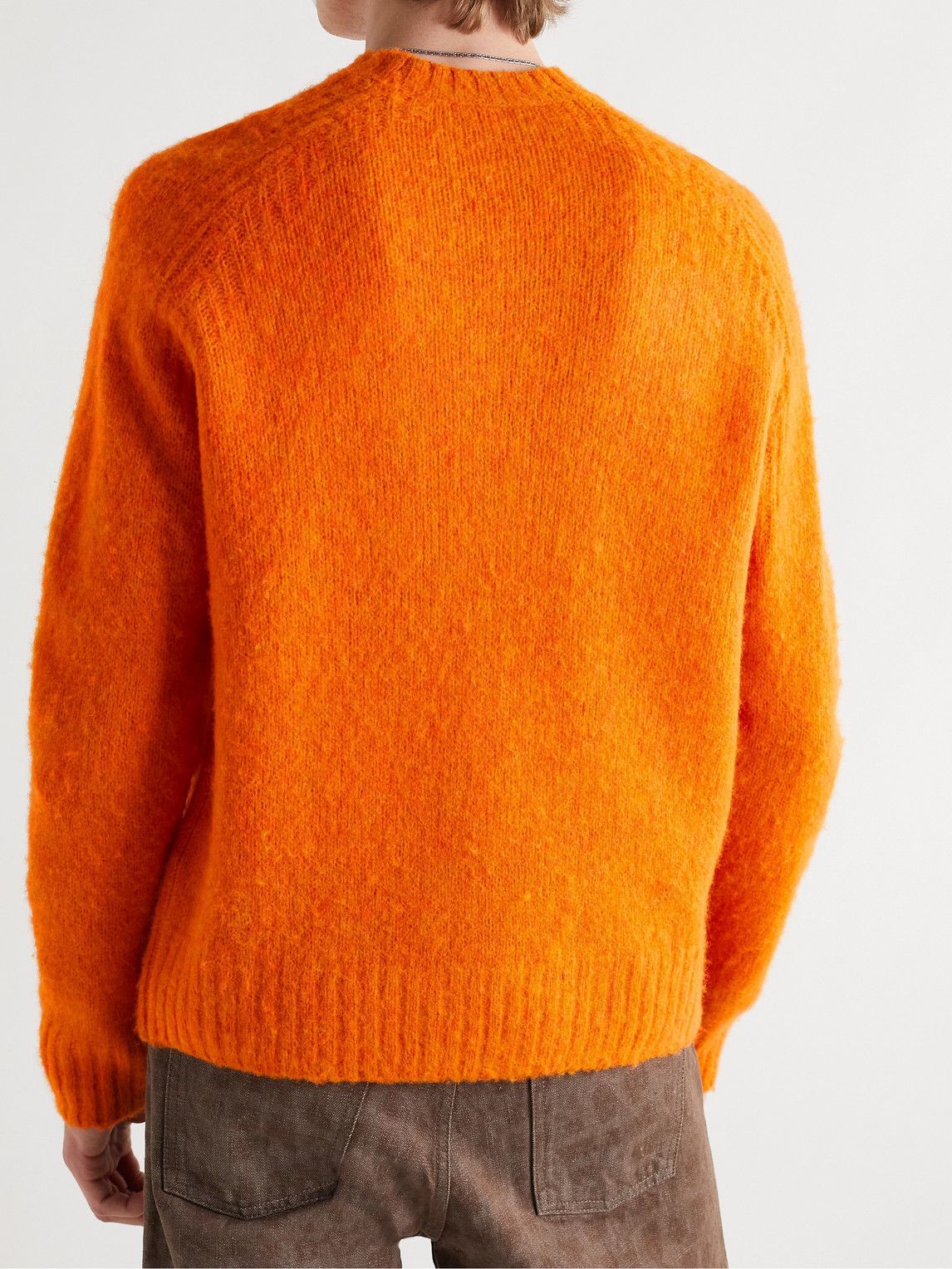 Acne Studios - Brushed Shetland Wool Sweater - Orange Acne Studios