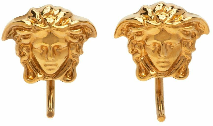Versace Gold Medusa Earrings Versace