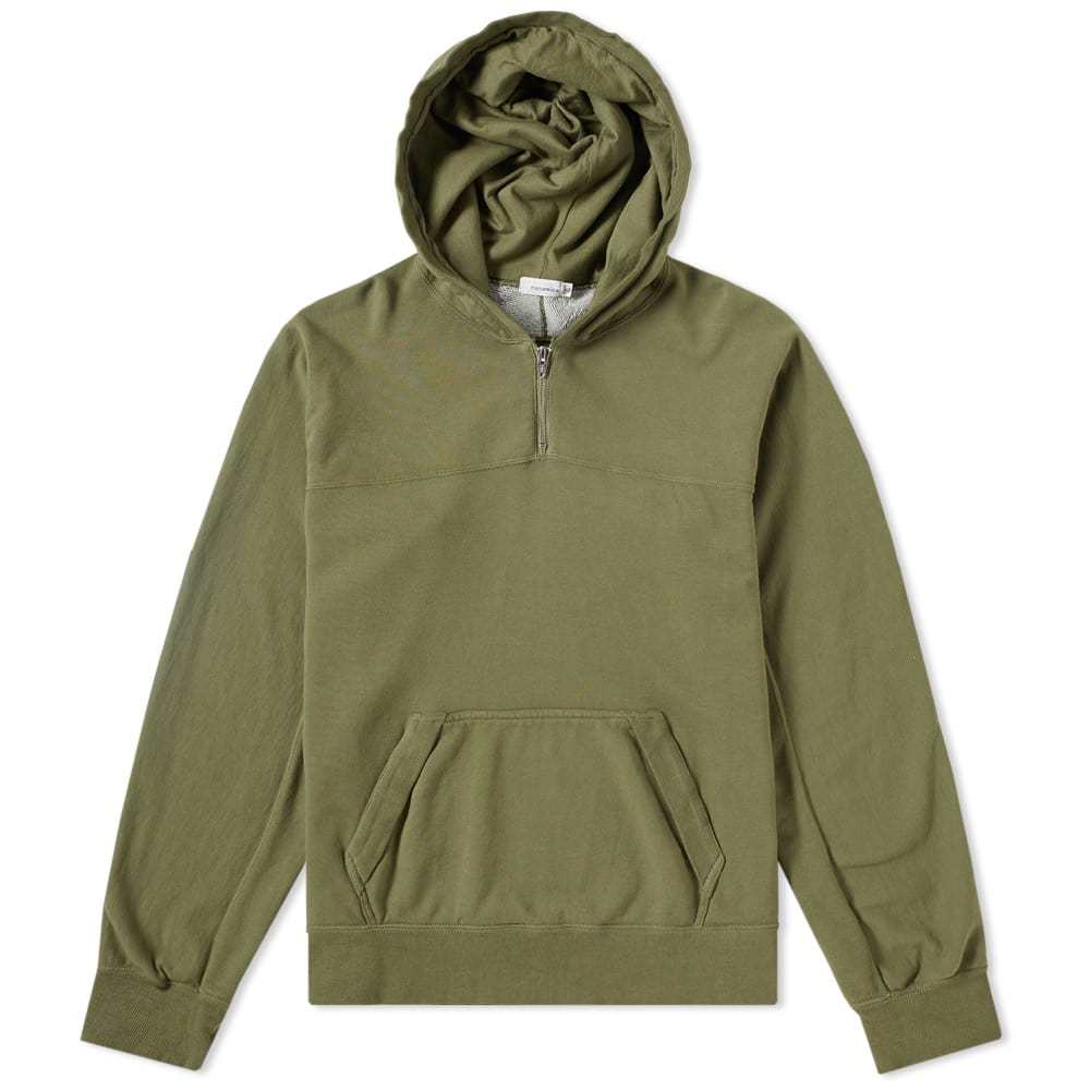 Nanamica Hood Pullover Sweat Green Nanamica