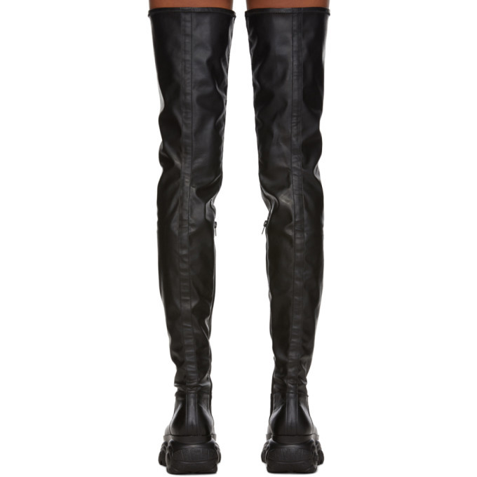 032c Black Buffalo London Edition Over-The-Knee Boots