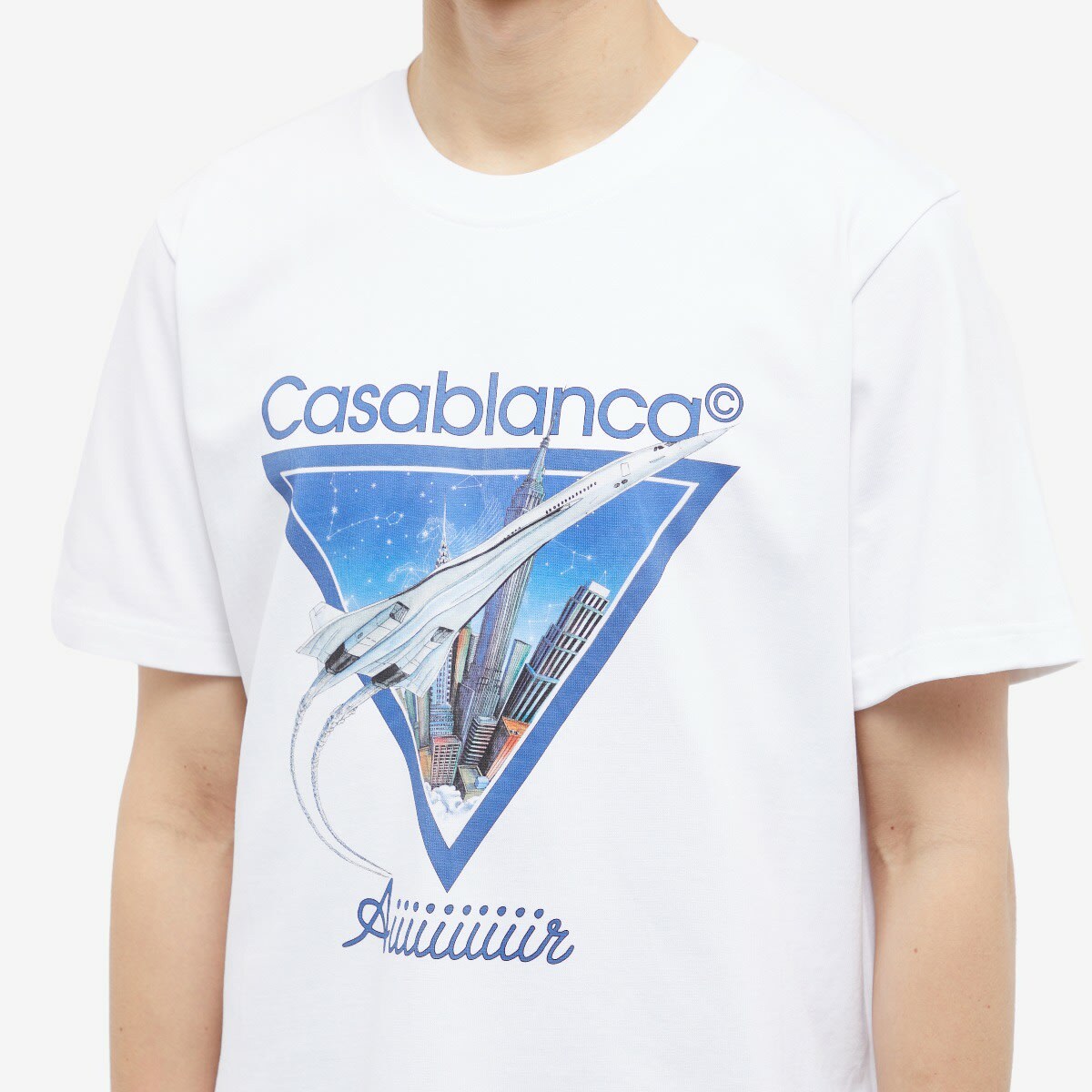 Casablanca T Shirts Fashion Casual Crew Neck Tee