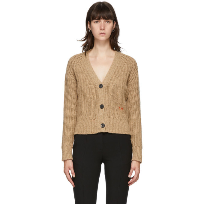 beige cashmere cardigan