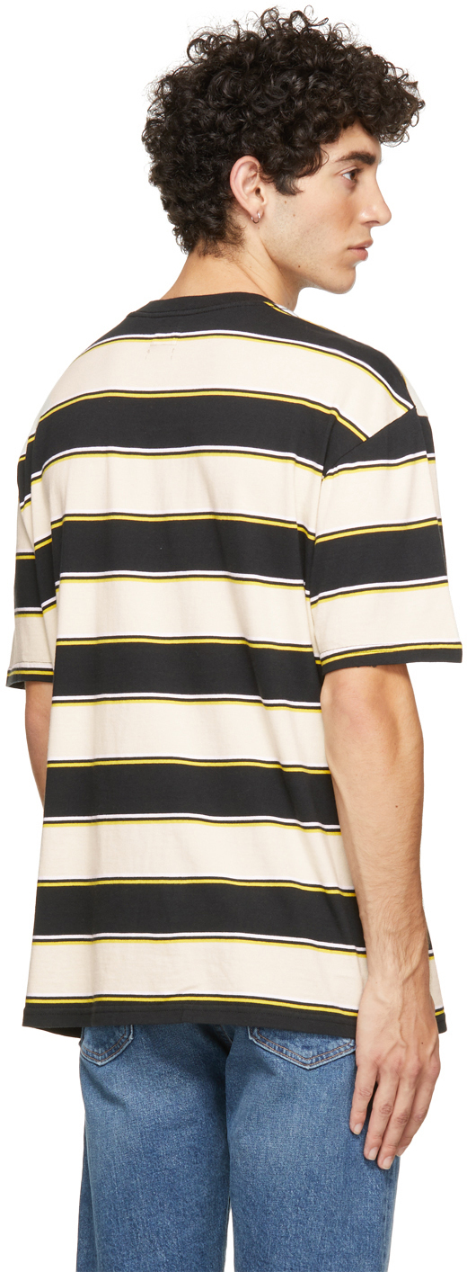 Levi's Beige & Black Stripe Stay Loose T-Shirt Levis