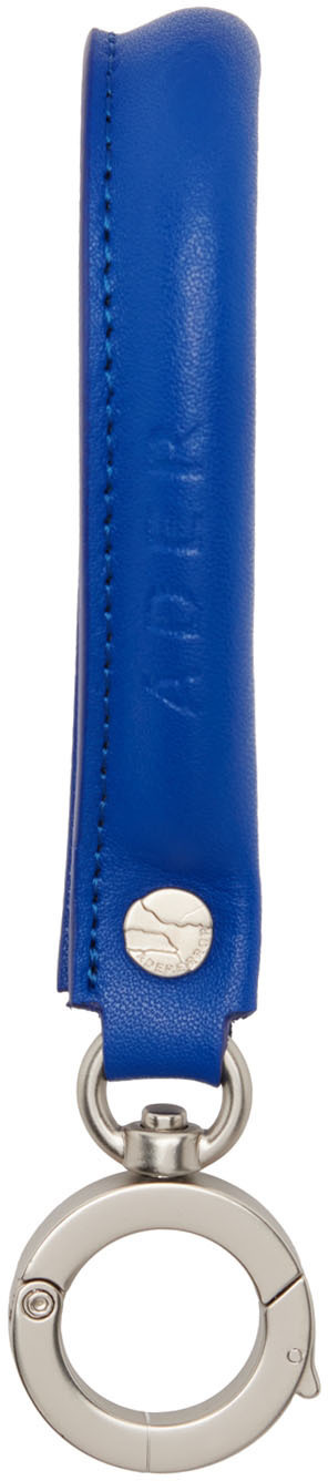Photo: ADER error Blue Leather Keychain