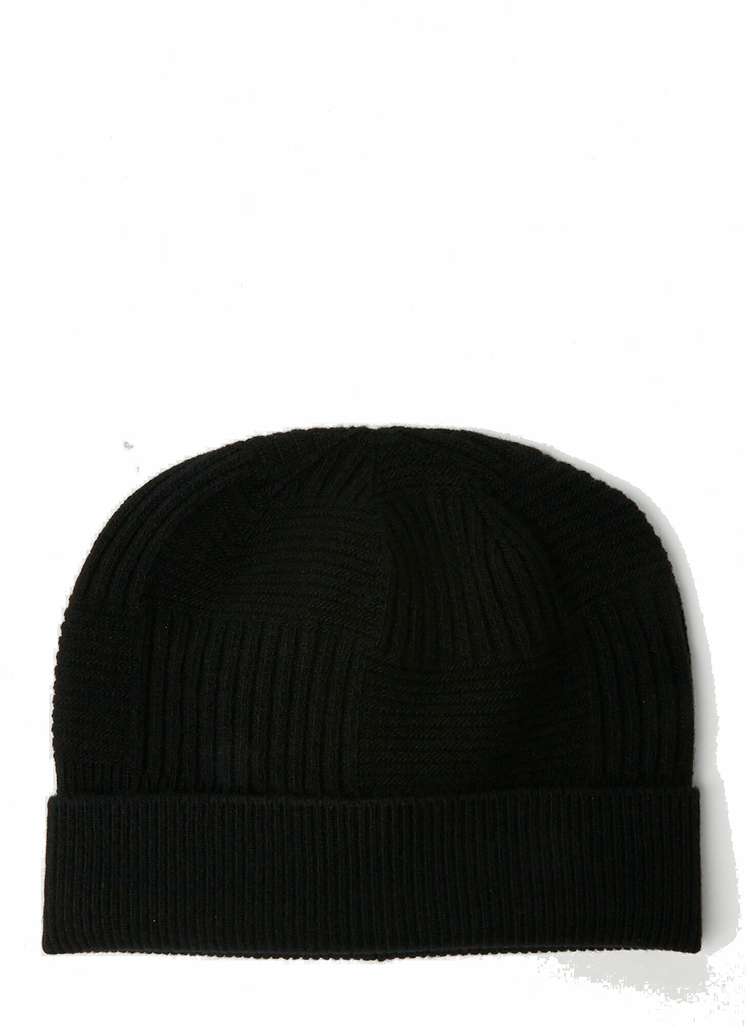 Photo: Intreccio Knit Beanie Hat in Black