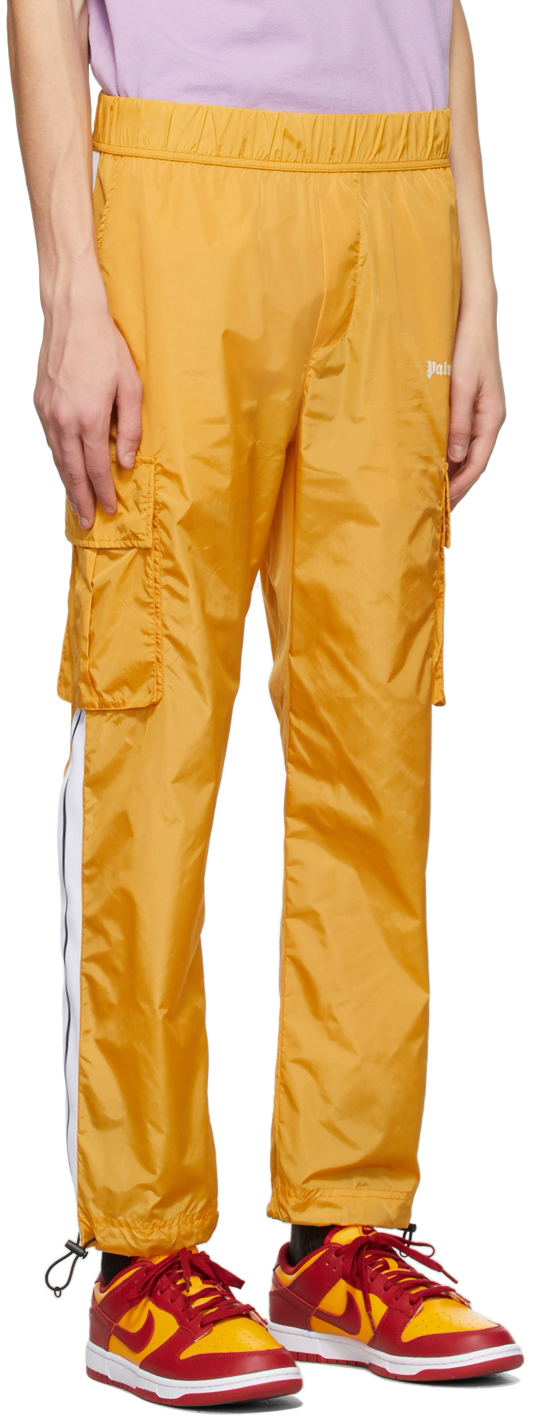 Palm Angels Yellow Track Cargo Pants Palm Angels