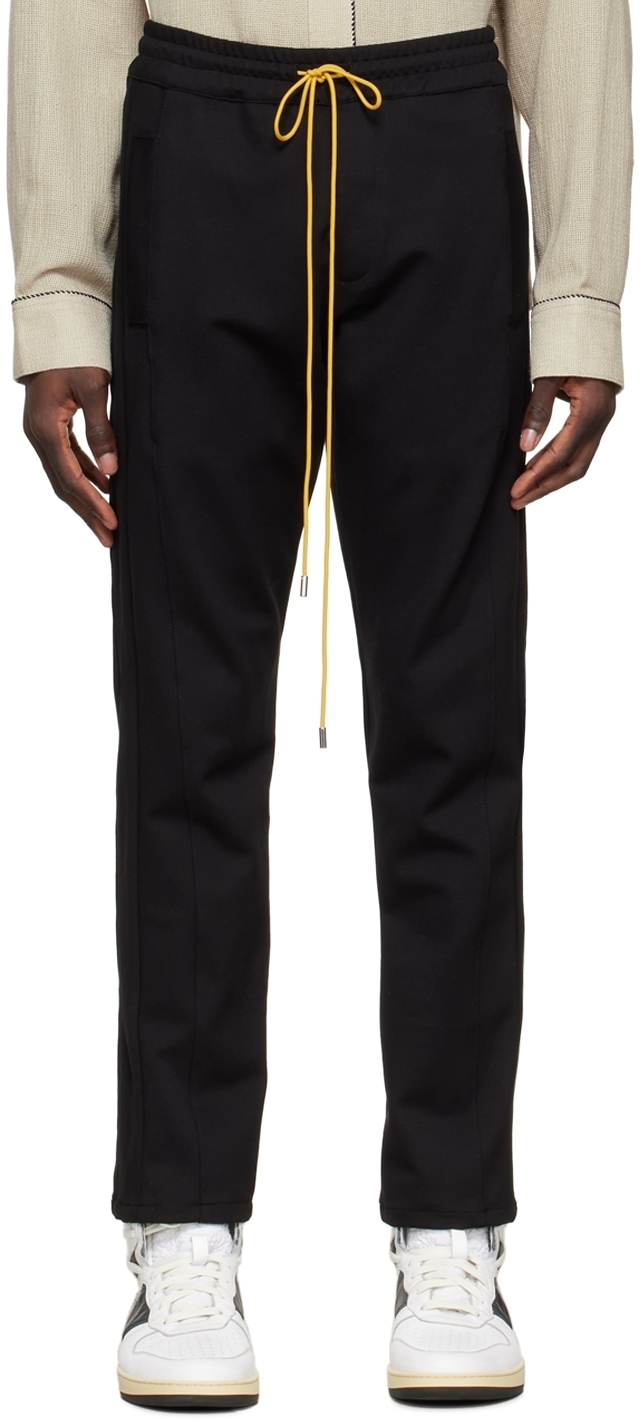 Rhude Black Rayon Lounge Pants Rhude